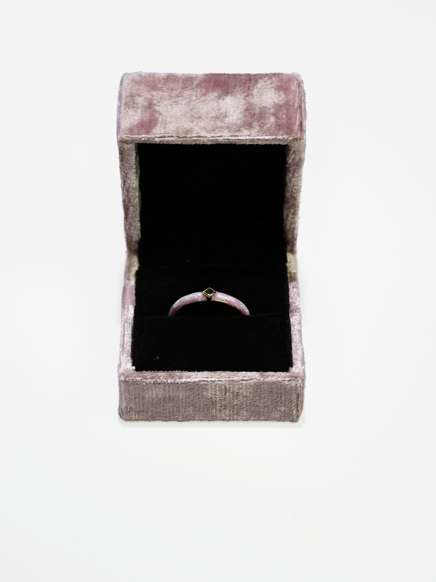 16K Gold Vintage Dopamine Pink Heart Zircon Bezel Ring-14