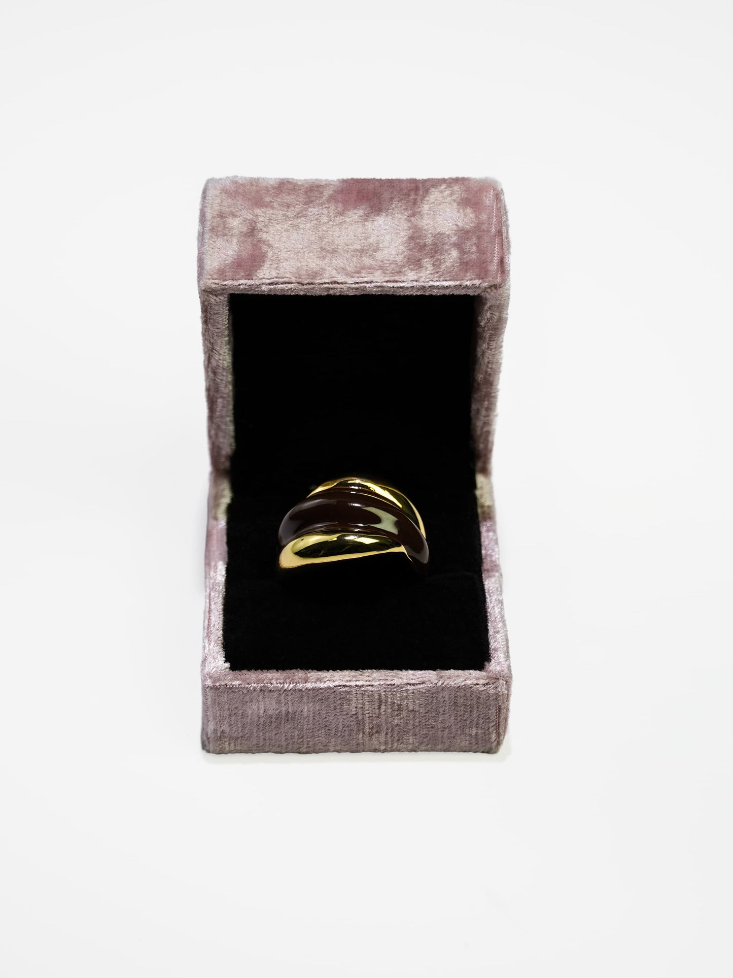 925 Silver Minimal Cream White Enamel Ring For Women-12