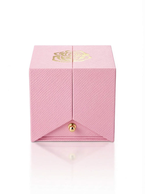 Romantic Pink Rose Jewelry Box