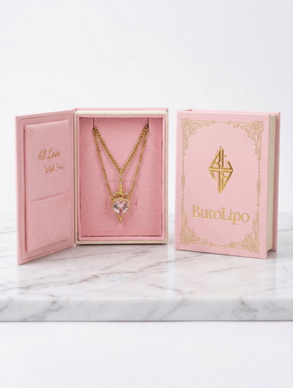 Couple Heart & Sword Matching Necklaces-06